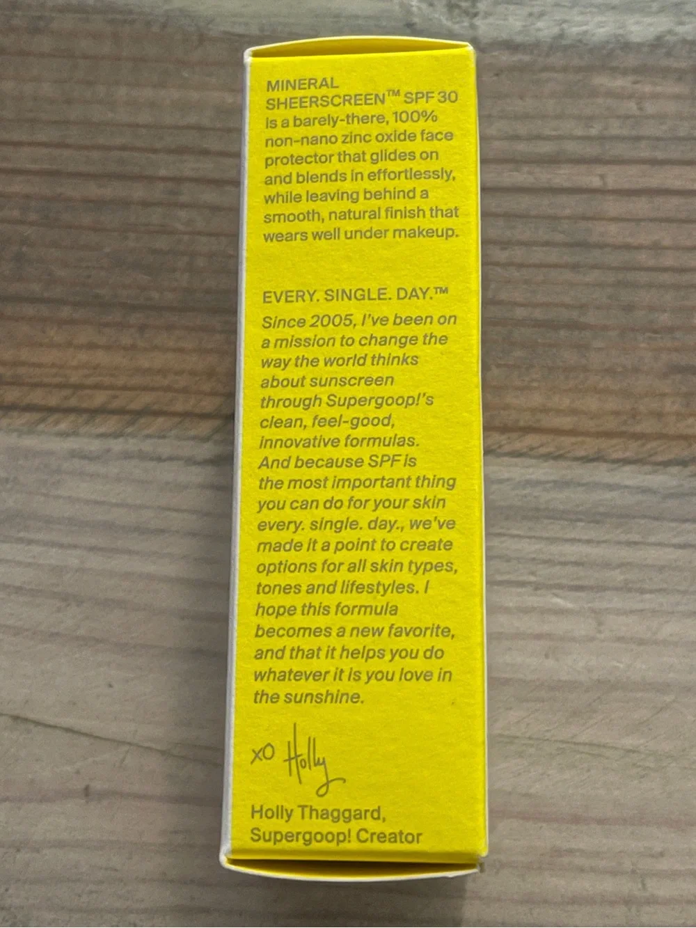 Supergoop! Mineral Sheerscreen SPF 30 — 0.68 fl oz / 20 mL